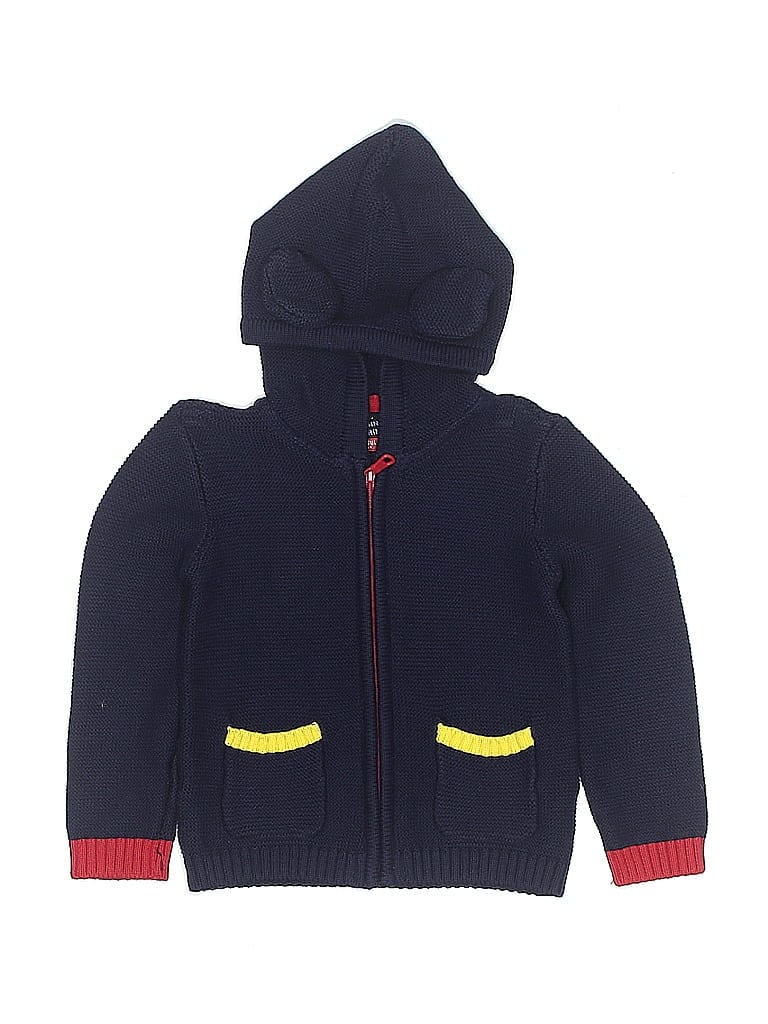 Original Marines Blue Zip Up Hoodie Size 18-24 mo - photo 1