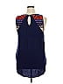 Tt Collection 100% Polyester Blue Sleeveless Blouse Size XL - photo 2