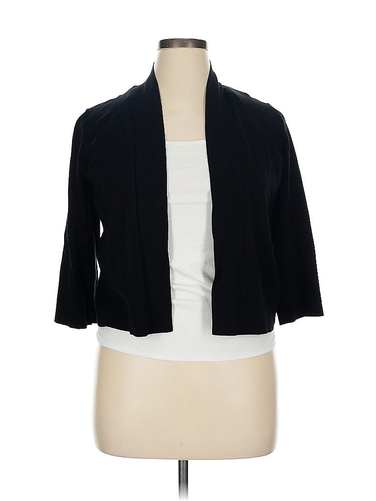 Alfani Black Cardigan Size 0X - photo 1