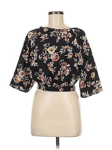Mia Joy 3/4 Sleeve Blouse (view 1)