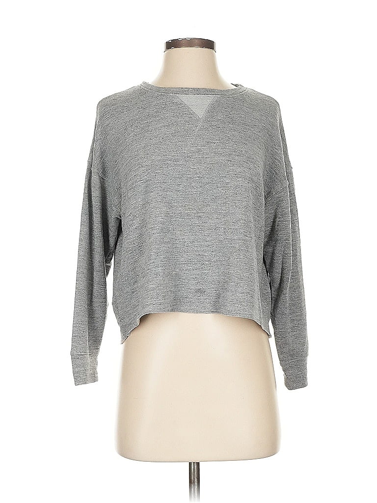 Pre-owned Splendid Pullover Sweater In Gray