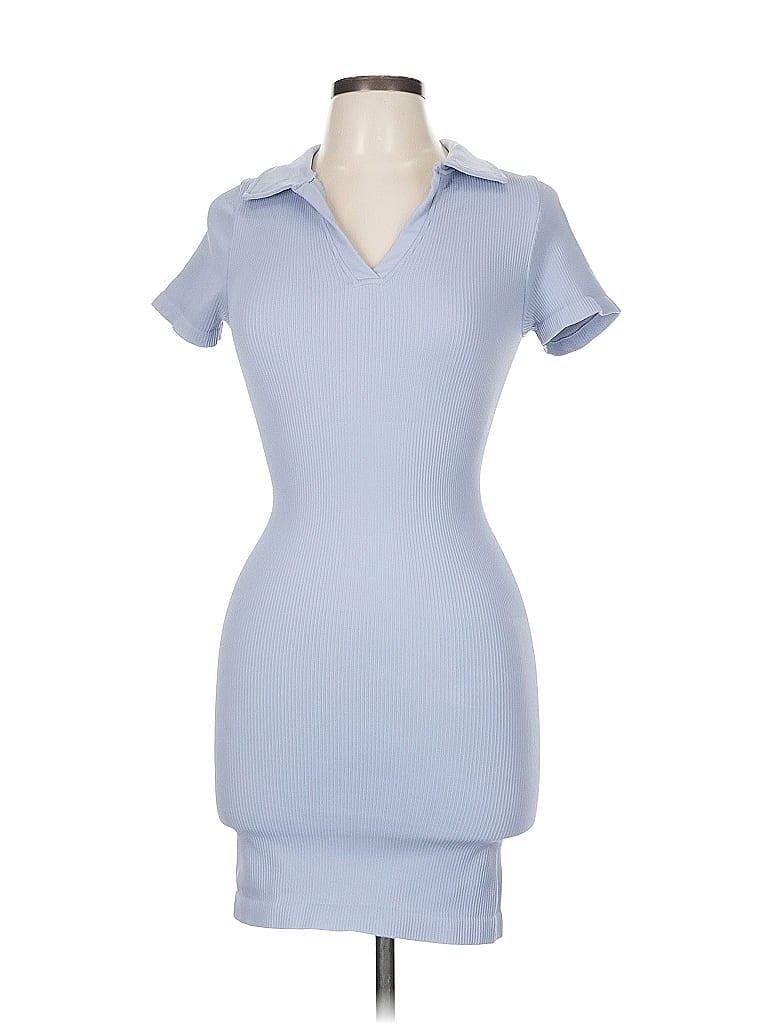 Pre-owned Oqq Casual Dress In Blue