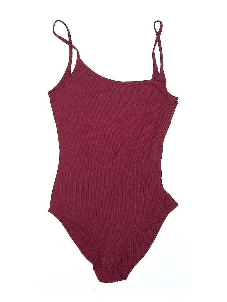 Pre-owned Thirdlove Bodysuit In Burgundy