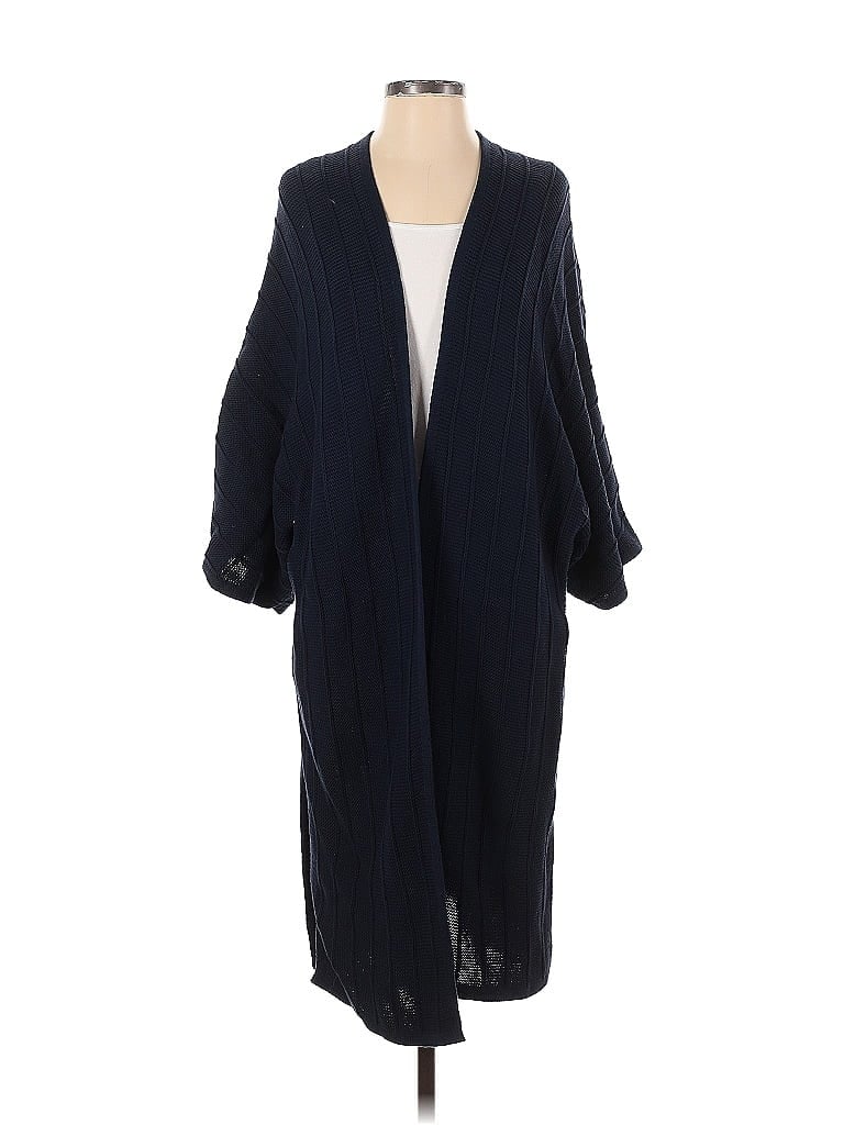 Pre-owned Banana Republic Cardigan Sweater In Blue