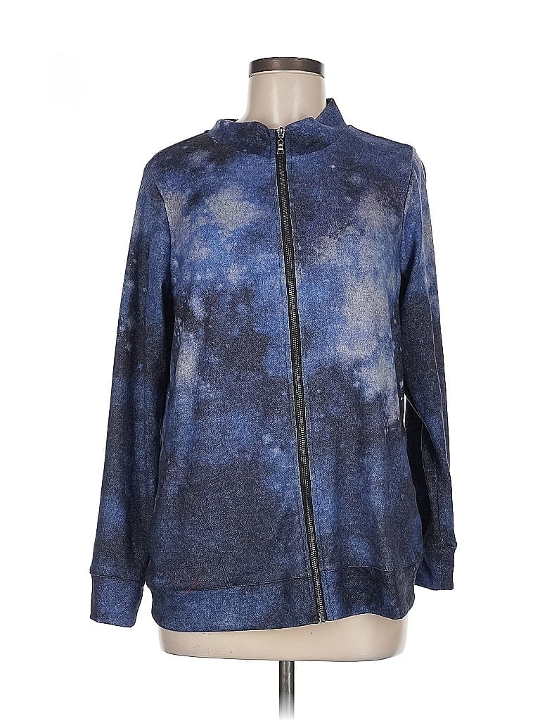 Pre-owned Christopher & Banks Long Sleeve T-shirt In Blue