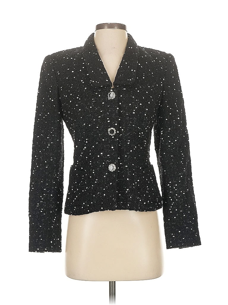 Pre-owned Alberto Makali Wool Blazer Jacket In Black