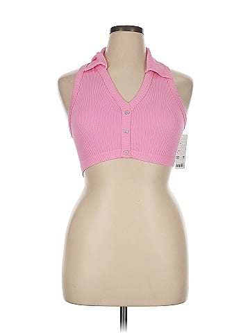 Out From Under Sleeveless Button-Down Shirt (view 1)