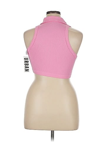 Out From Under Sleeveless Button-Down Shirt (view 2)