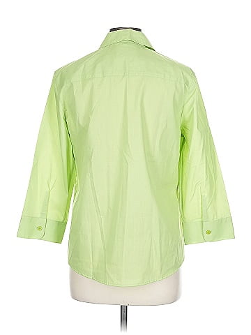Foxcroft 3/4 Sleeve Button-Down Shirt (view 2)