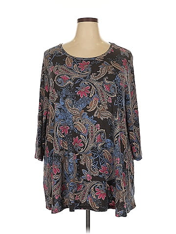 Jessica London 3/4 Sleeve Blouse (view 1)