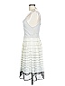 Christina Jacobs 100% Polyester Stripes White Ivory Casual Dress Size L - photo 5