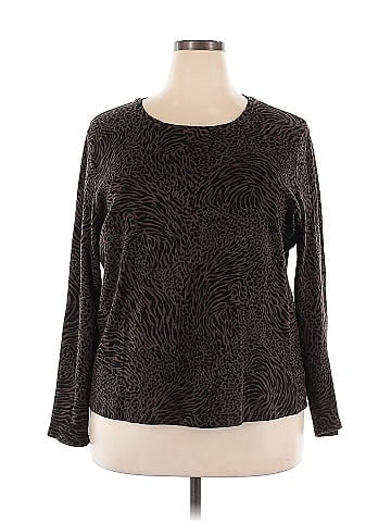 Jones New York Signature Long Sleeve Blouse (view 1)