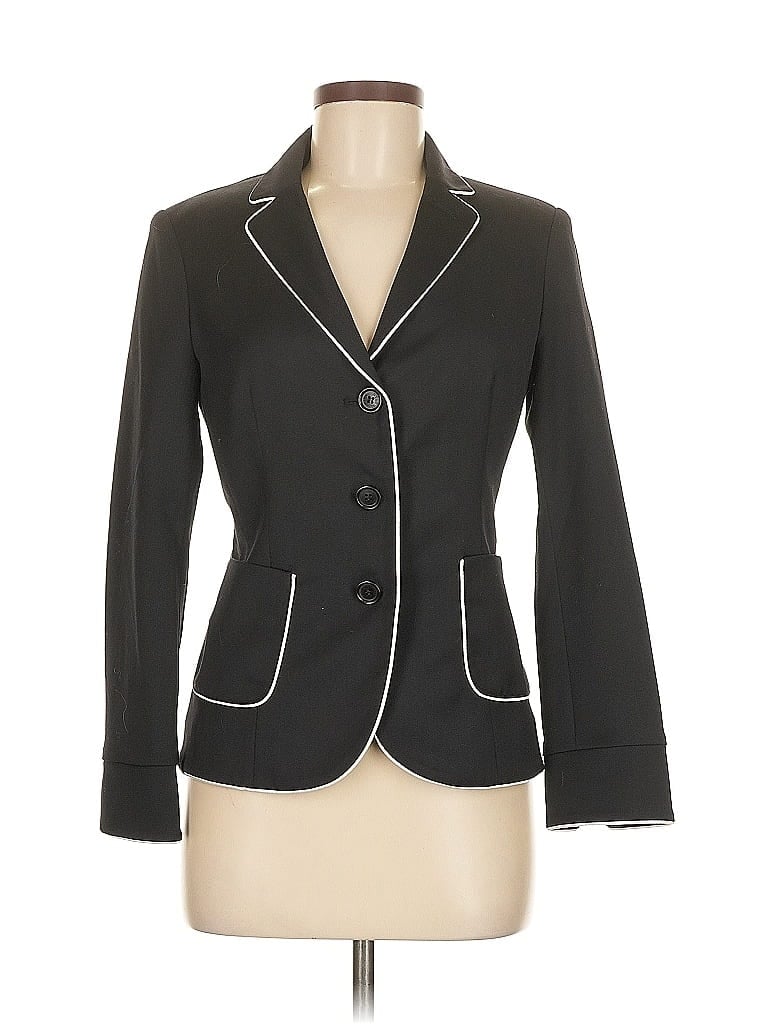 Click to view more detailed imagery on our partner's website Pre-owned Pink Tartan Blazer Jacket In Black