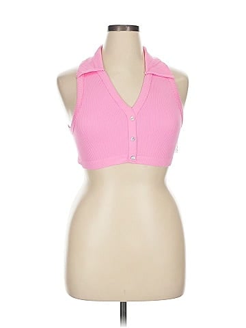 Out From Under Sleeveless Button-Down Shirt (view 1)