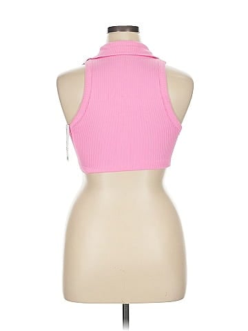 Out From Under Sleeveless Button-Down Shirt (view 2)