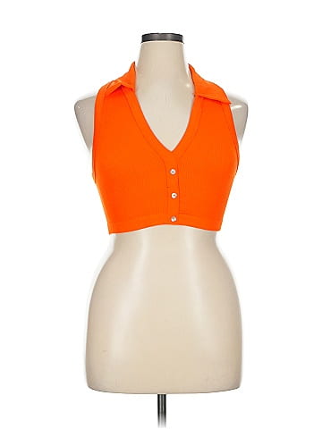 Out From Under Sleeveless Button-Down Shirt (view 1)