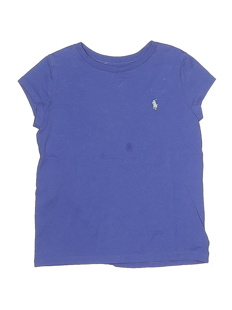 Pre-owned Polo By Ralph Lauren Kids' Short Sleeve T-shirt In Blue