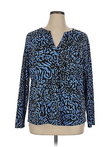 Dana Buchman Long Sleeve Blouse (view 1)