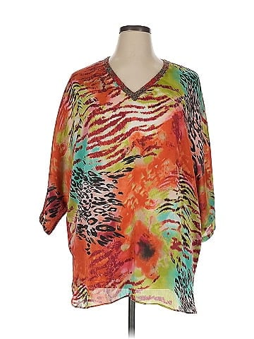 Dana Buchman Short Sleeve Blouse (view 1)