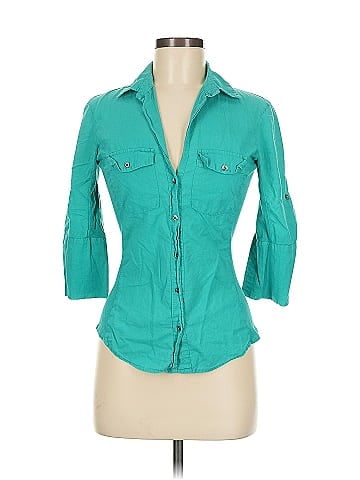James Perse 3/4 Sleeve Button-Down Shirt (view 1)