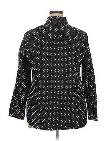 Jones New York Signature Long Sleeve Button-Down Shirt (view 2)