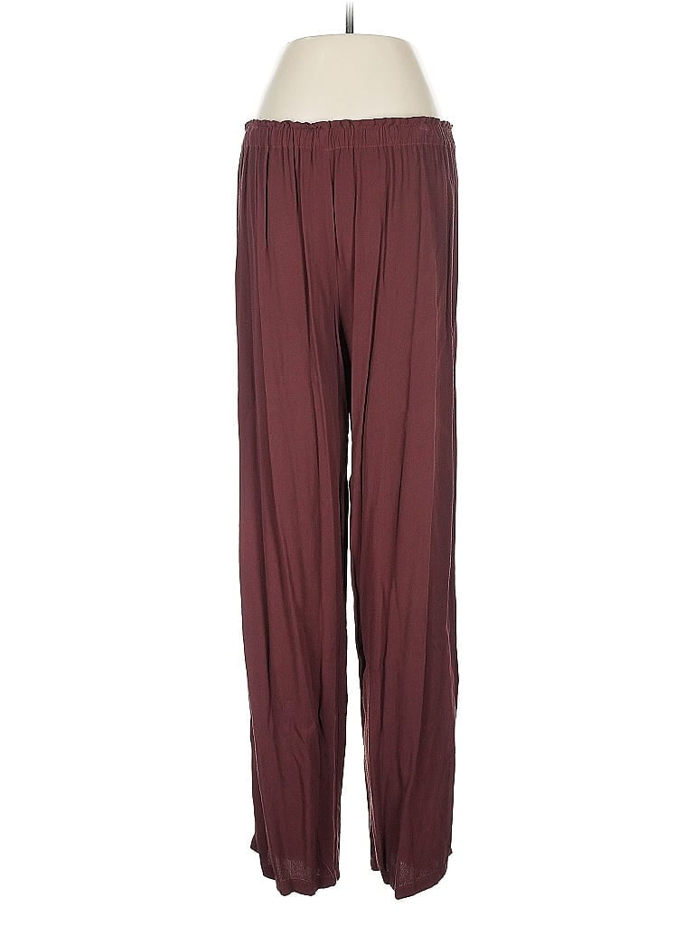 Pre-owned Assorted Brands Casual Pants In Burgundy