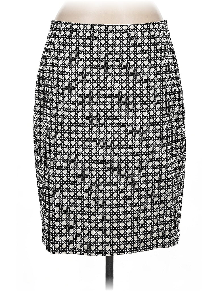 Pre-owned Ann Taylor Formal Skirt In Gray