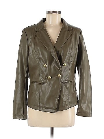 G by Giuliana Rancic Faux Leather Jacket (view 1)