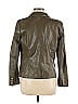 G by Giuliana Rancic 100% Polyester Green Faux Leather Jacket Size M - photo 2