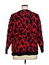 Apt. 9 Animal Print Red Pullover Sweater Size XL (petite) - photo 2