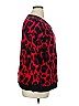 Apt. 9 Animal Print Red Pullover Sweater Size XL (petite) - photo 4