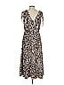 Julia Jordan Animal Print Brown Casual Dress Size 4 - photo 2