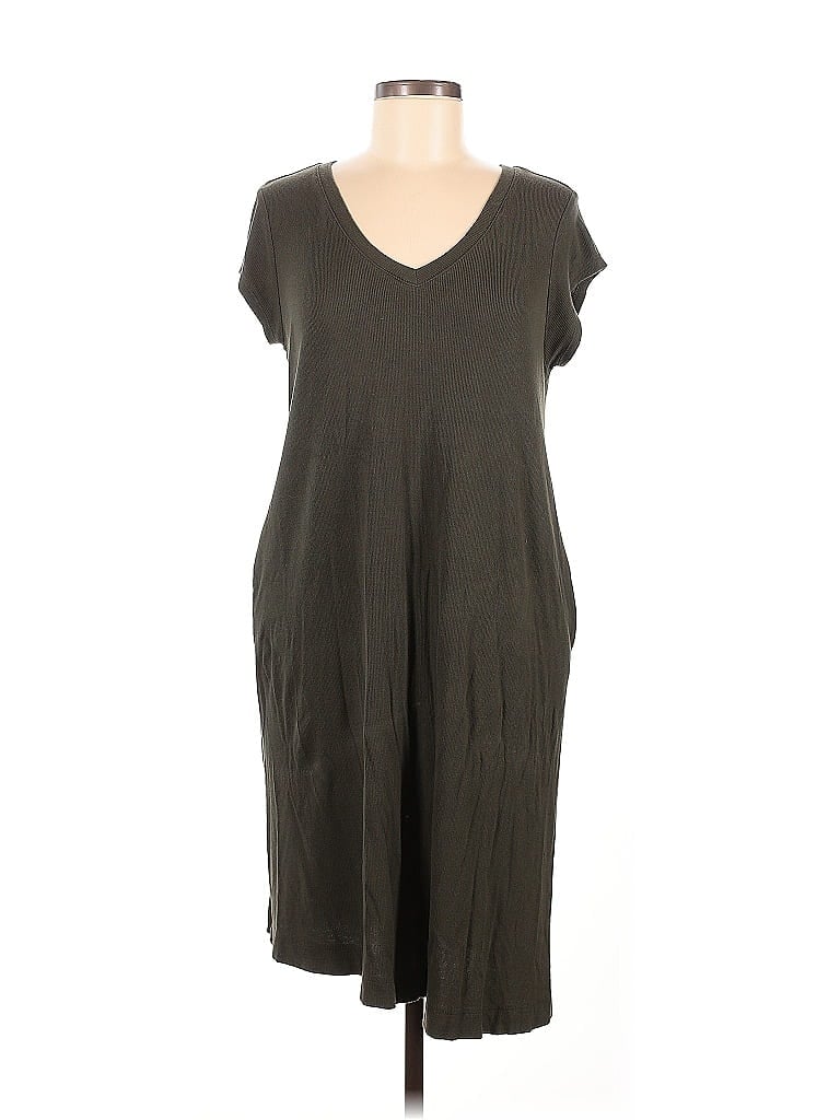 Pre-owned Simply Vera Vera Wang Casual Dress In Gray