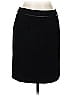 Amanda + Chelsea Solid Black Casual Skirt Size 8 - photo 1