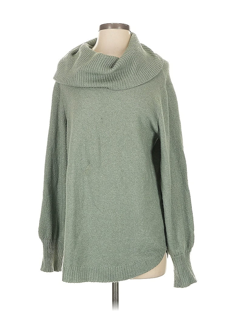 Click to view more detailed imagery on our partner's website Pre-owned Tahari Turtleneck Sweater In Green