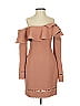 Nicholas 100% Polyester Tan Cocktail Dress Size 2 - photo 2
