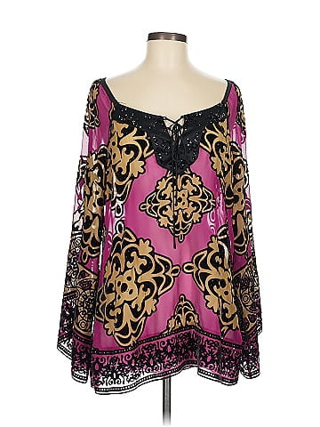 Hale Bob 3/4 Sleeve Silk Top (view 1)