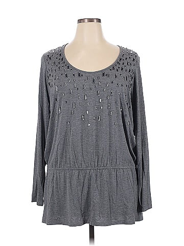Jones New York Signature Long Sleeve Top (view 1)