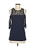 Meaneor Blue Sleeveless Top Size S - photo 1