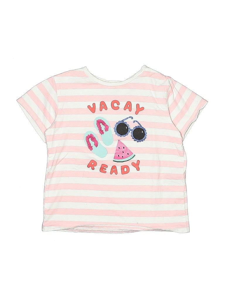 Pre-owned H&m Kids' Short Sleeve T-shirt In Pink