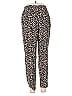 J.Crew Factory Store 100% Polyester Animal Print Gold Casual Pants Size 2 - photo 1