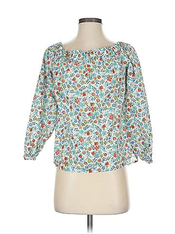 Liberty Art Fabrics for J.Crew 3/4 Sleeve T-Shirt (view 1)