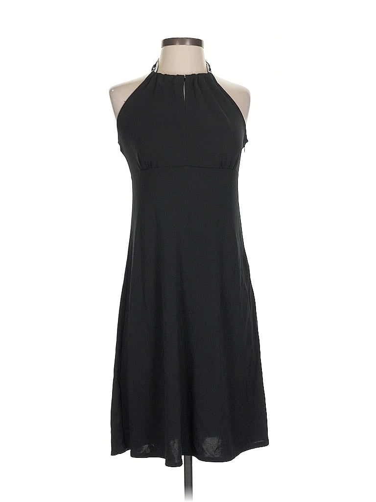 Pre-owned Ann Taylor Loft Cocktail Dress In Black