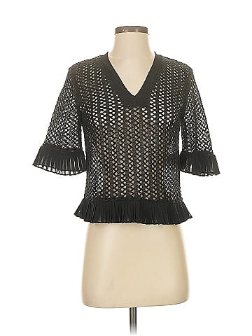 Sandro 3/4 Sleeve Blouse (view 1)