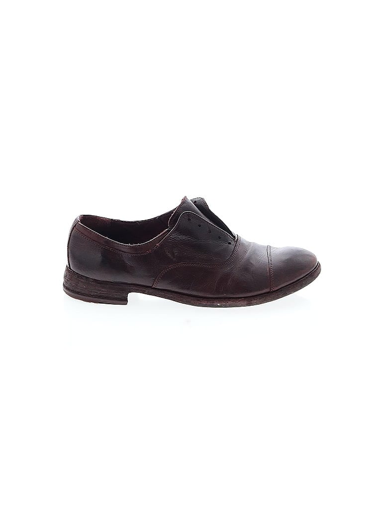 Officine Creative Solid Burgundy Flats Size EU 37 1/2 - photo 1