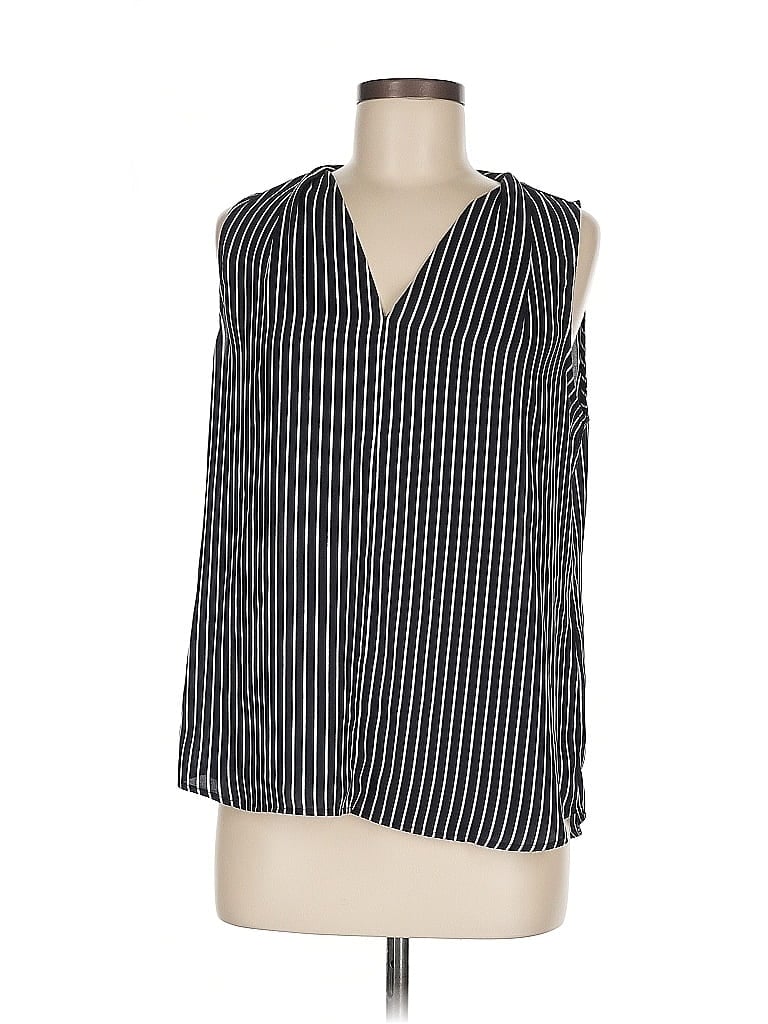 Pre-owned Banana Republic Sleeveless Blouse In Black