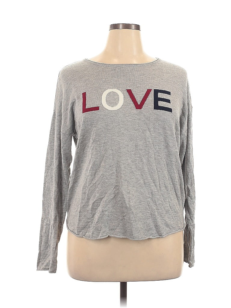 RACHEL ZOE TJX Pre-owned Pullover Sweater In Gray