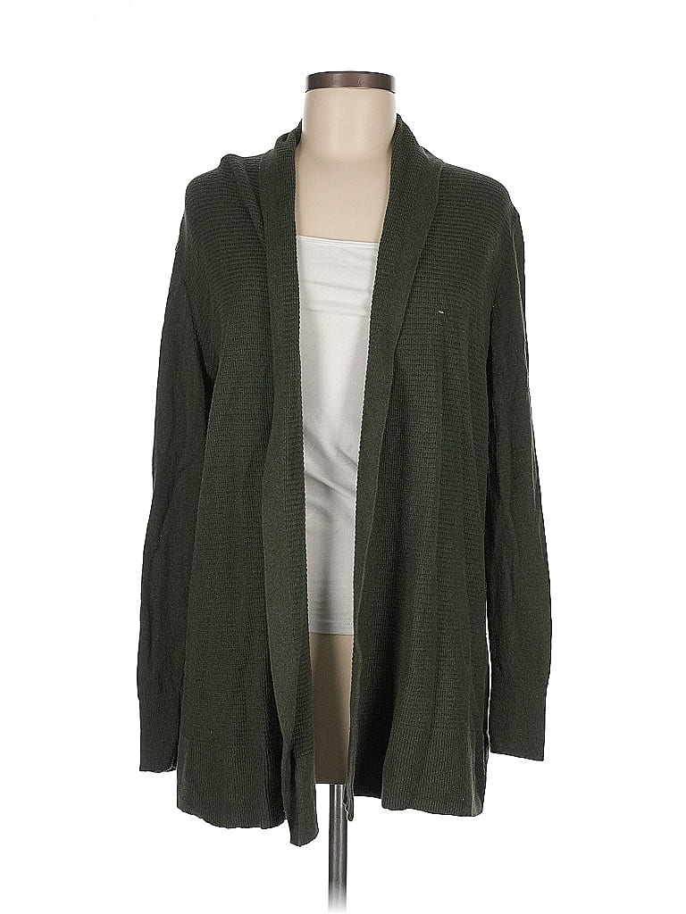 Pre-owned Gap Cardigan Sweater In Green