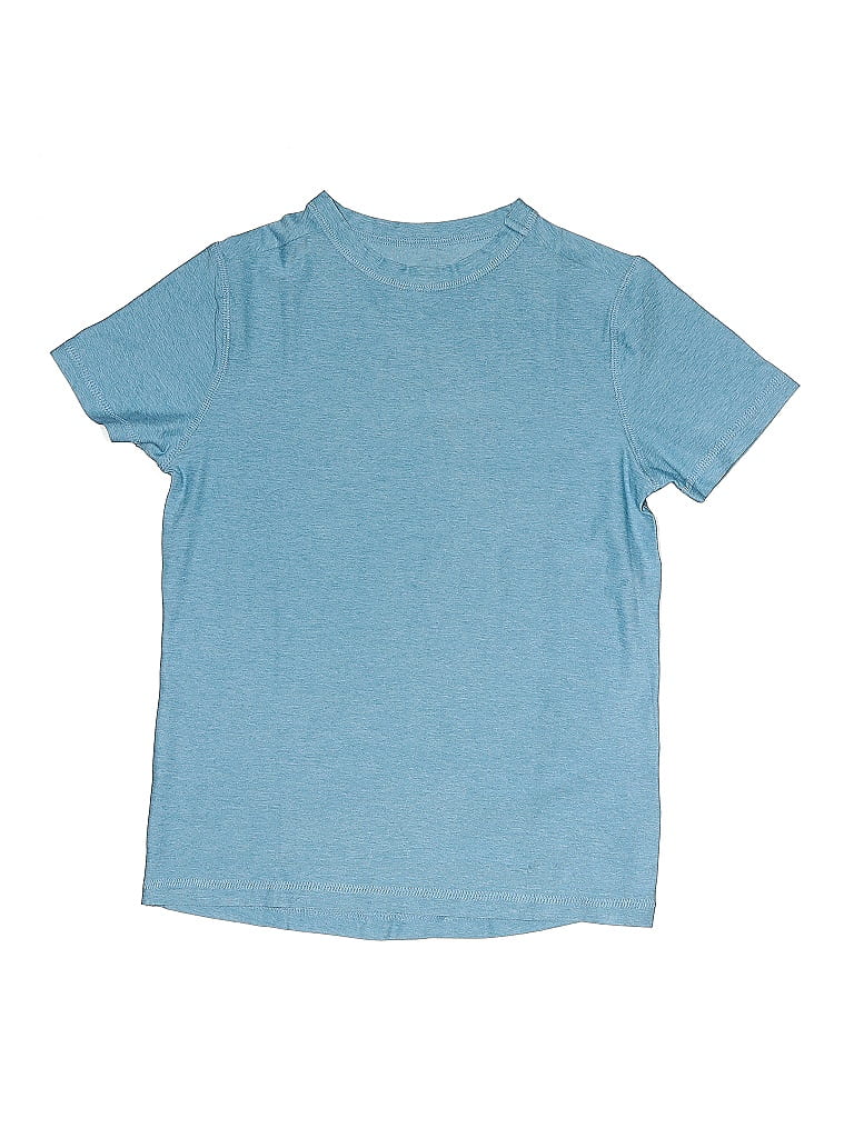 Click to view more detailed imagery on our partner's website Pre-owned Lands' End Kids' Short Sleeve Top Teal Tops In Blue