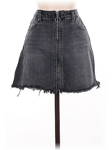 We the Free Denim Skirt (view 1)